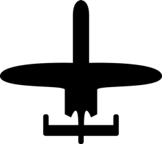 Airplane Of Small Size Laser Cut Svg File, Free Vectors File